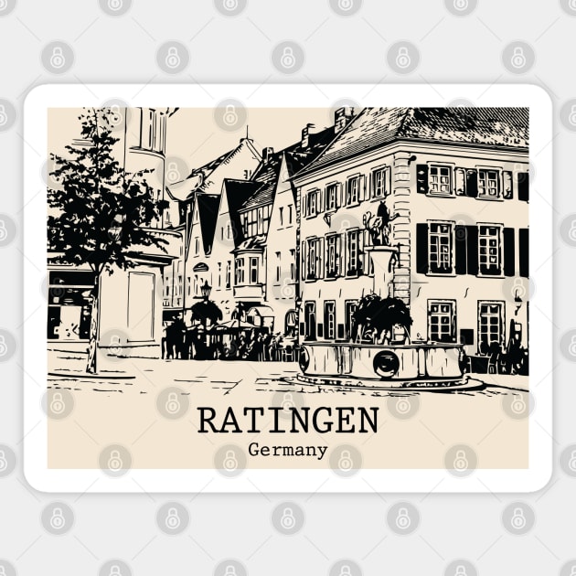 Ratingen - Germany Magnet by Lakeric